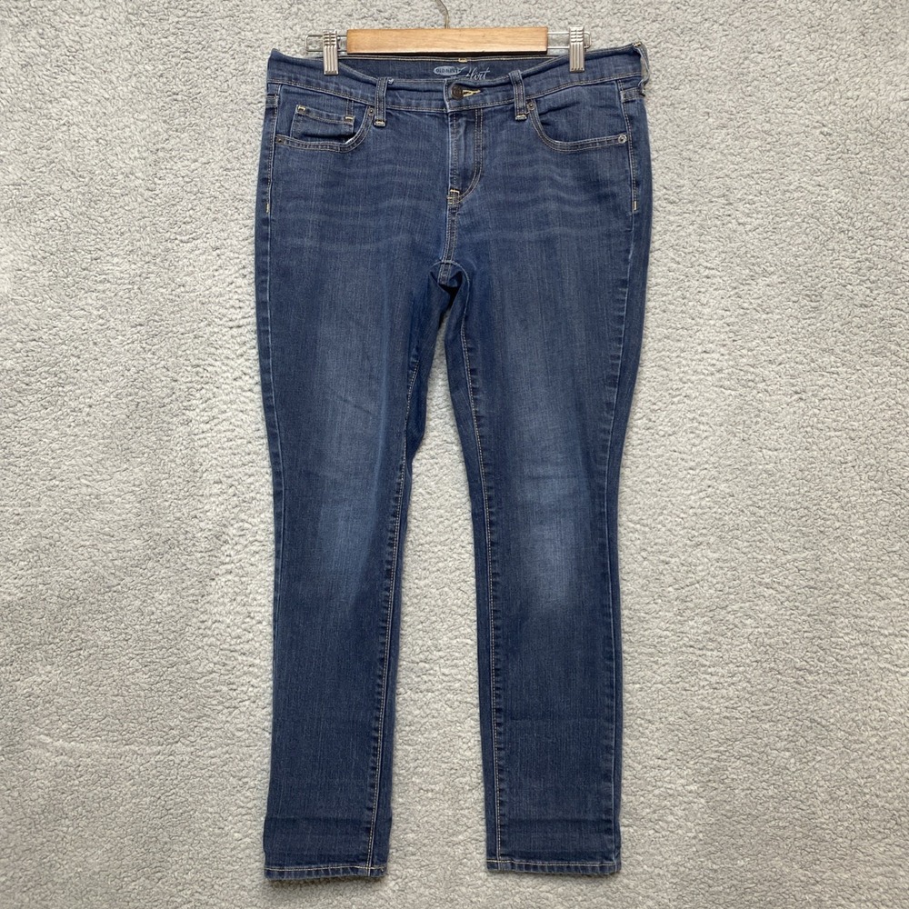 Old Navy The Flirt Jeans Women 8 Short Blue Denim Mid-rise Skinny Med Wash